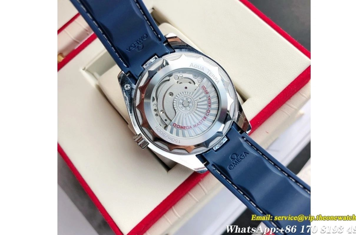 Blue GDF 41mm MY8215+Free SS Terra SS Aqua RU Bracelet Dial 0219